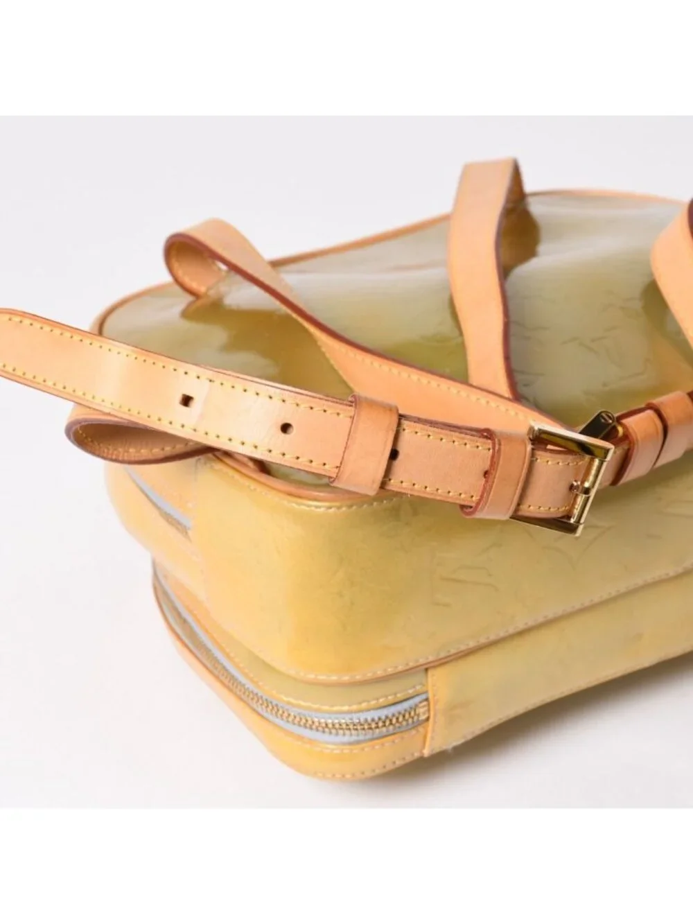 Louis Vuitton Murray Marley Backpack Monogram Vernis Yellow Brown